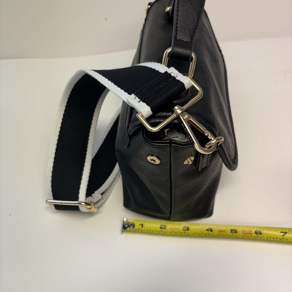 Ah Dorned Mini Crossbody Messenger Bag with Adjustable Striped Guitar Strap - Picture 11 of 11